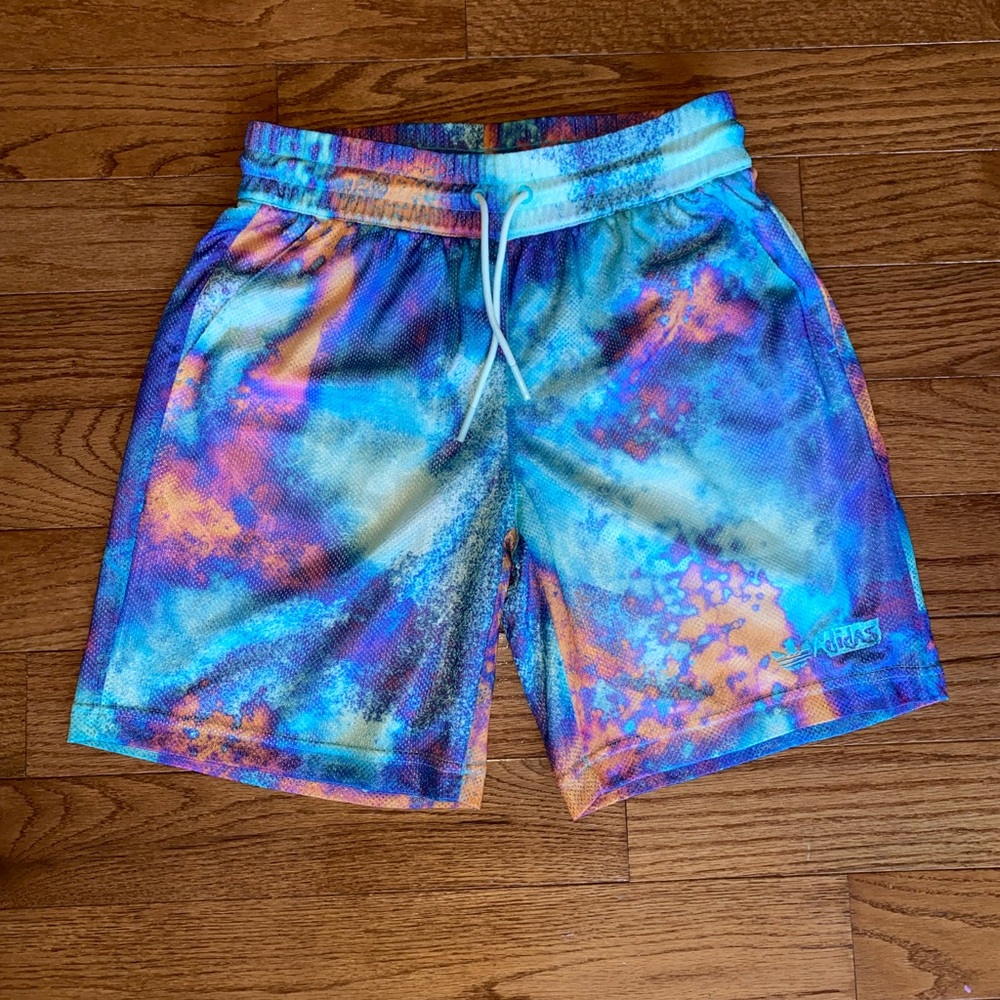 Adidas Men's AOP Mesh Athletic Tie Dye Shorts Size Small (Brand New)